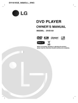 LG DV161E3Z Owner's manual