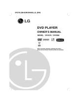 LG DV276-E3M Owner's manual