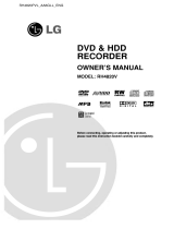 LG RH4820V Owner's manual