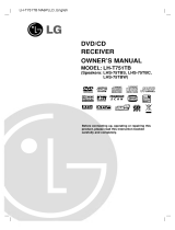 LG LH-T751TB User manual