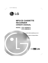 LG LPC-LM340A User manual