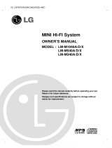 LG LM-M540D Owner's manual