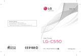 LG LGC550.APRTSV User manual