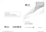 LG GT540.AEROTS User manual