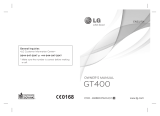 LG GT400.AEROAP User manual