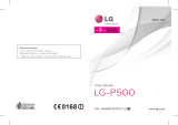 LG LGP500 User manual