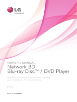 LG BP520 Owner's manual