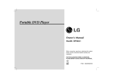 LG DP8821 Owner's manual