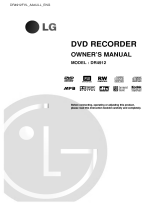LG DR4912 Owner's manual