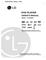 LG DVX9900H Owner's manual