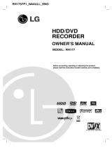 LG RH177 Owner's manual
