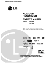 LG RH278H Owner's manual