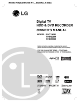 LG RH2T7-P1L Owner's manual