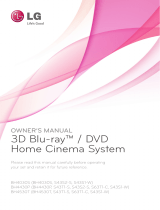 LG DH4130 300W 5.1Ch DVD & Blu-ray Home Cinema System User manual