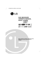 LG HT462DZ Owner's manual