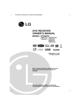 LG HT552TH Owner's manual
