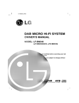 LG LF-BM340D Owner's manual