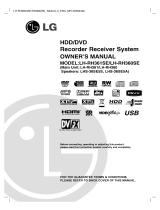 LG LH-RH361SE Owner's manual
