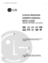 LG LH-T6345D Owner's manual