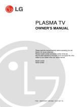 LG 42PX4R Owner's manual