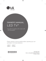 LG 60UF695V User manual