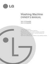 LG WD-12124RD Owner's manual