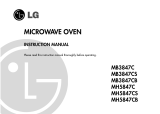 LG MH5847CB Owner's manual