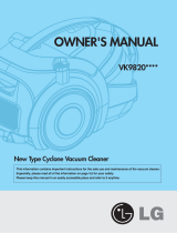 LG VK9820NHC Owner's manual