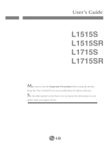 LG L1715S Owner's manual