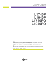 LG L1940PQ Owner's manual