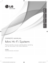 LG RAD125 Owner's manual