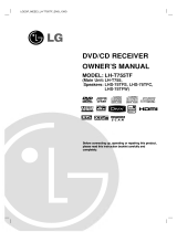 LG LH-T755TK Owner's manual