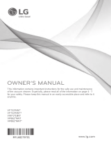 LG VP7322NNT User manual