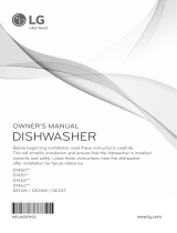 LG DW-EN1050 Owner's manual