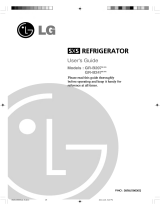 LG GR-B247DBZ Owner's manual
