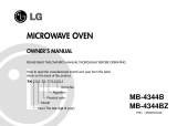 LG MB-4344B Owner's manual
