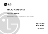 LG MS-2347AZ Owner's manual