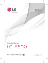 LG KP500 User manual