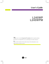 LG L245WP-BN User manual