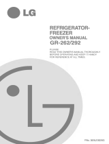 LG GR-262SQ Owner's manual