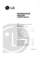 LG GR-332SF Owner's manual