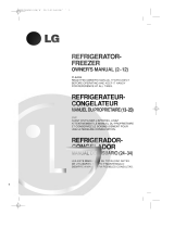 LG GR-S552QLC Owner's manual