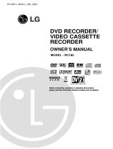 LG RC185P2 User manual