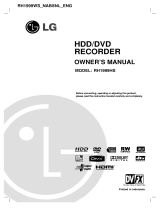 LG RH1999WS Owner's manual