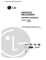 LG RH-265 User manual
