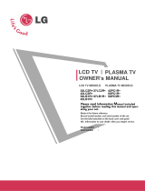 LG 42PC1R Owner's manual