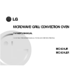 LG MC-924JLR Owner's manual