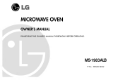 LG MS-1983ALB Owner's manual