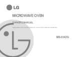 LG MS-2342G Owner's manual