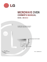 LG MS-544UB Owner's manual